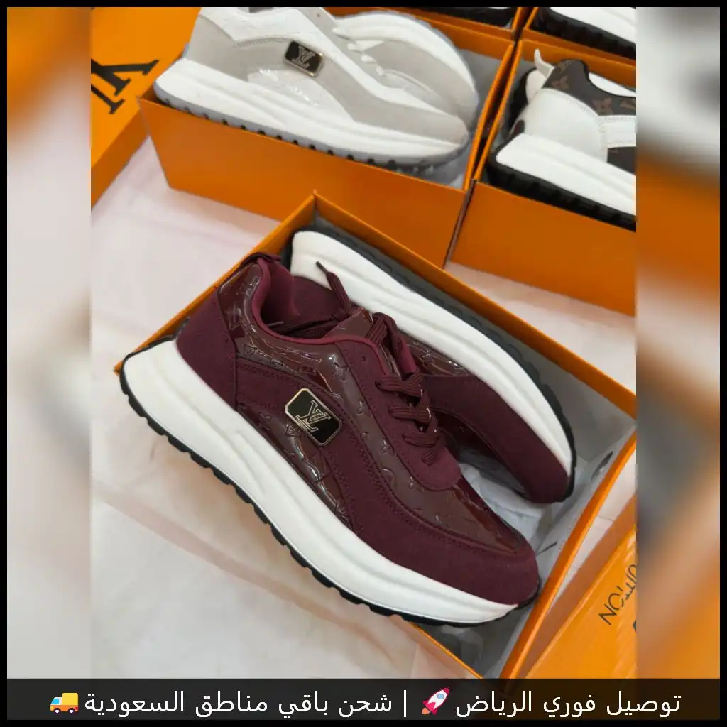 شوز لويس فيتون بألوان متعددة – راحة وأناقة في كل خطوة