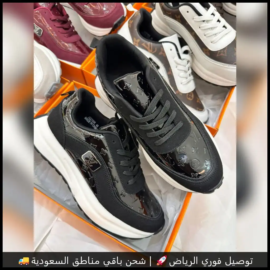 شوز لويس فيتون بألوان متعددة – راحة وأناقة في كل خطوة