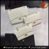 شنطة شانيل بيضاء كلاسيكية 3 احجام