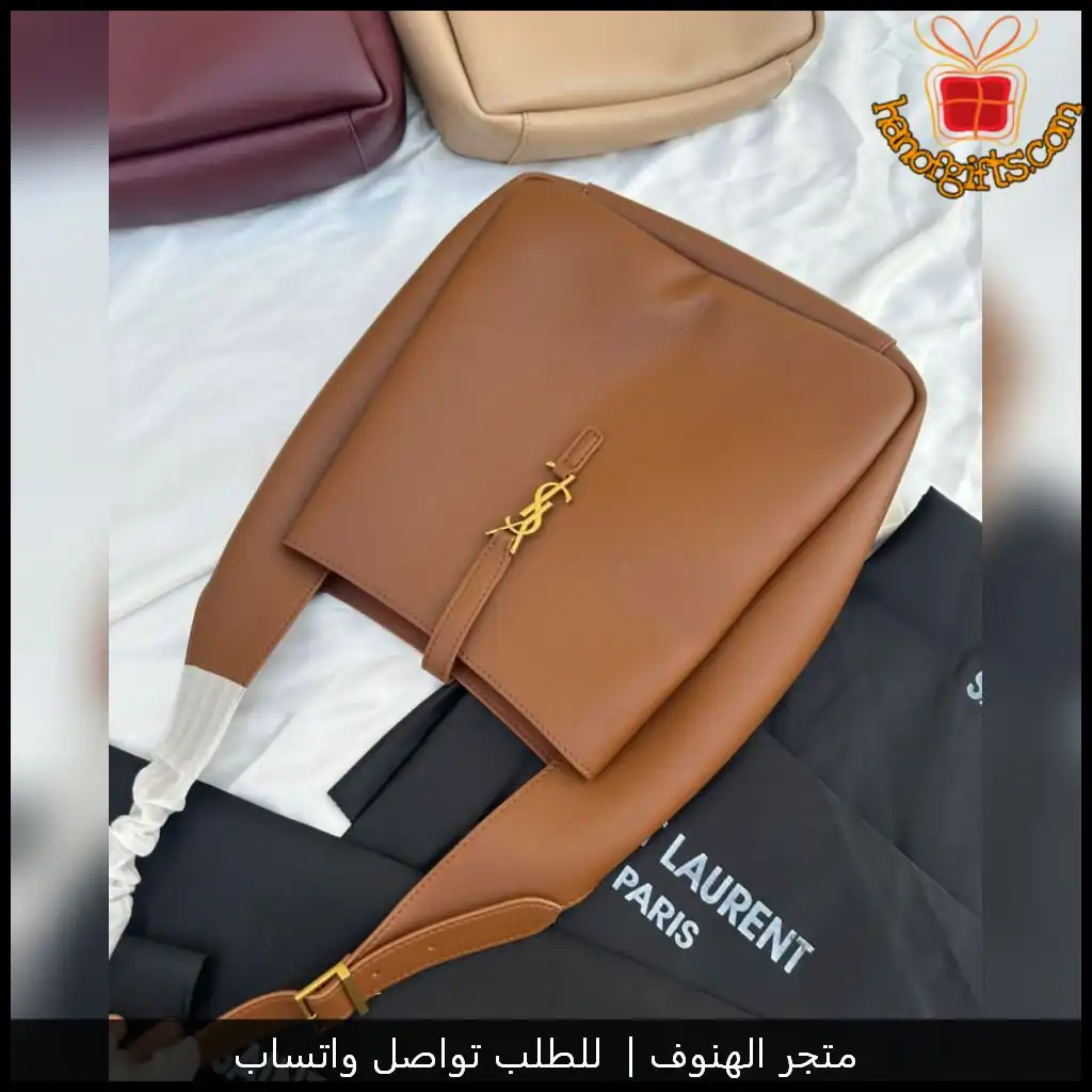 شنط سان لوران نسائية لون بني
