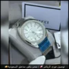 ساعة قوتشي رجالية 2025 فضية بمينا أبيض