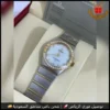 mh69 (1) ساعة أوميغا نسائية بفصوص مع مينا أبيض
