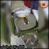 شنطة قوتشي بني مع نقشة GG