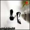 كعب سان لوران فضي مع كعب YSL
