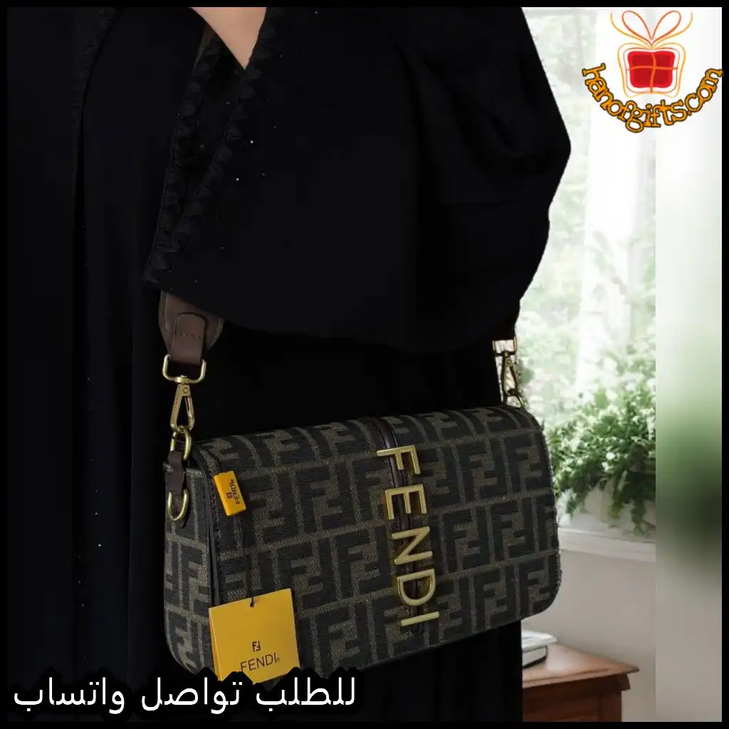 شنطة فندي نسائية بنقشة FF