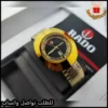 ساعة رادو دايستار بمينا أسود وإطار ذهبي