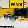 نظارات فندي نسائية إطار أسود × شفاف