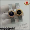 ساعة Dior نسائية بمينا أسود وسوار شبكي
