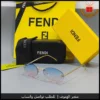 نظارات فندي Oval Rimless متدرجة أزرق و وردي
