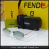 نظارات فندي Geometric Rimless اخضر فاتح