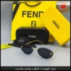 mi13 (18) نظارات فندي Oval Rimless سوداء نسائية