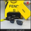 mi13 (21) نظارات فندي Square Rimless لون اسود نسائية