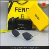 نظارات فندي Geometric Rimless نسائية موديل عين القطة
