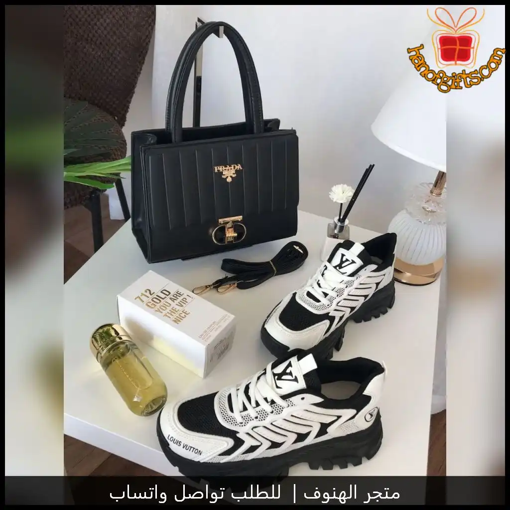 طقم نسائي شنطة وشوز ماركات بسعر حلو