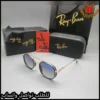 mi29 (12) نظارات ريبان رجالية اطار ذهبي وعدسات زرقاء