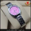 mi8 (1) ساعة قوتشي نسائية بمينا وردي مرصع