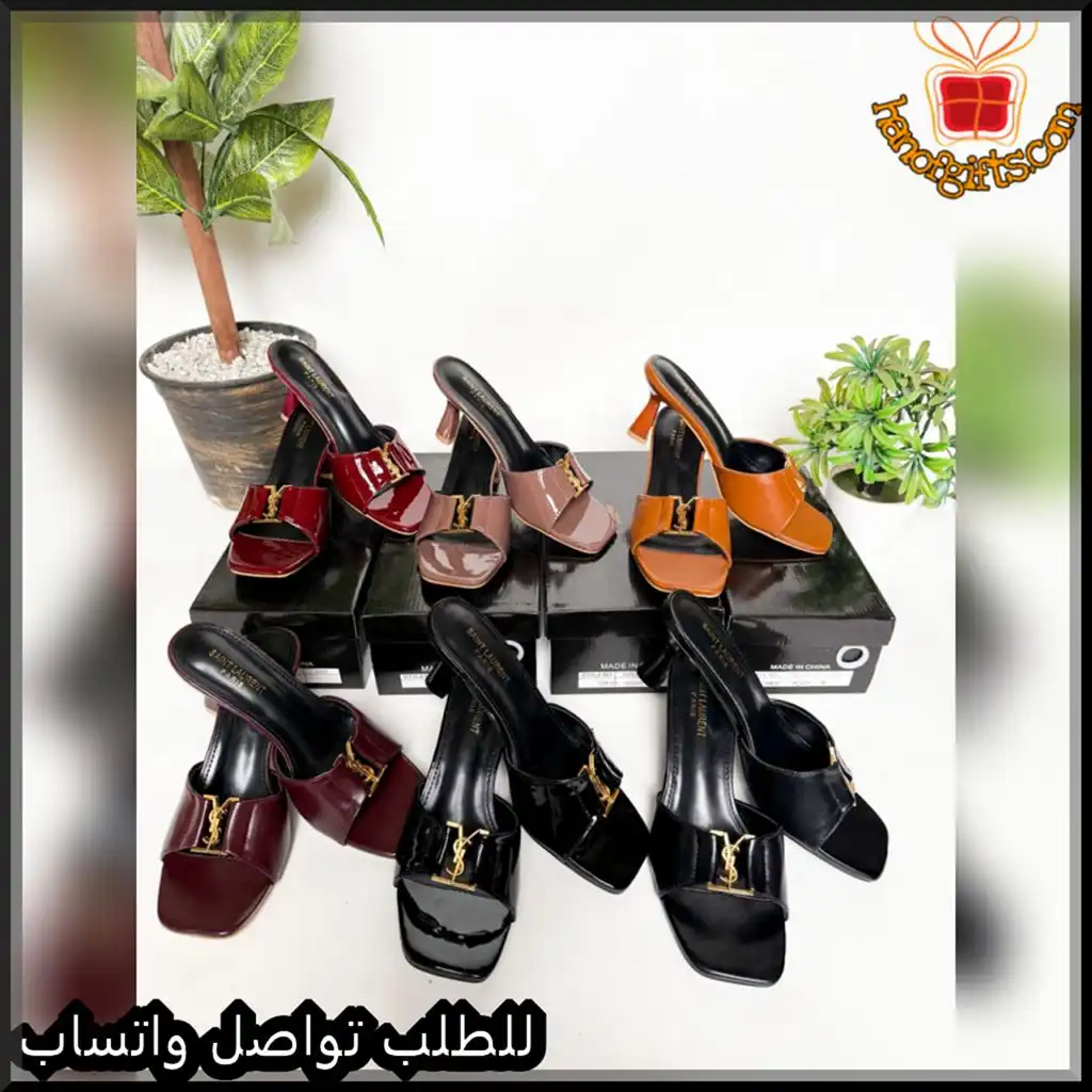 كعب سان لوران نسائي بعدة ألوان
