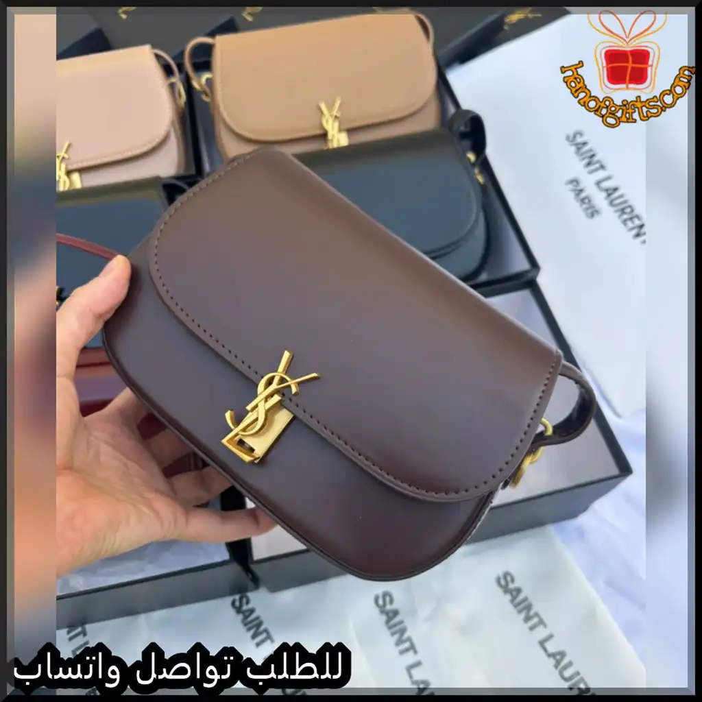 b2666 (13) شنط سان لوران نسائية جلد بعدة ألوان