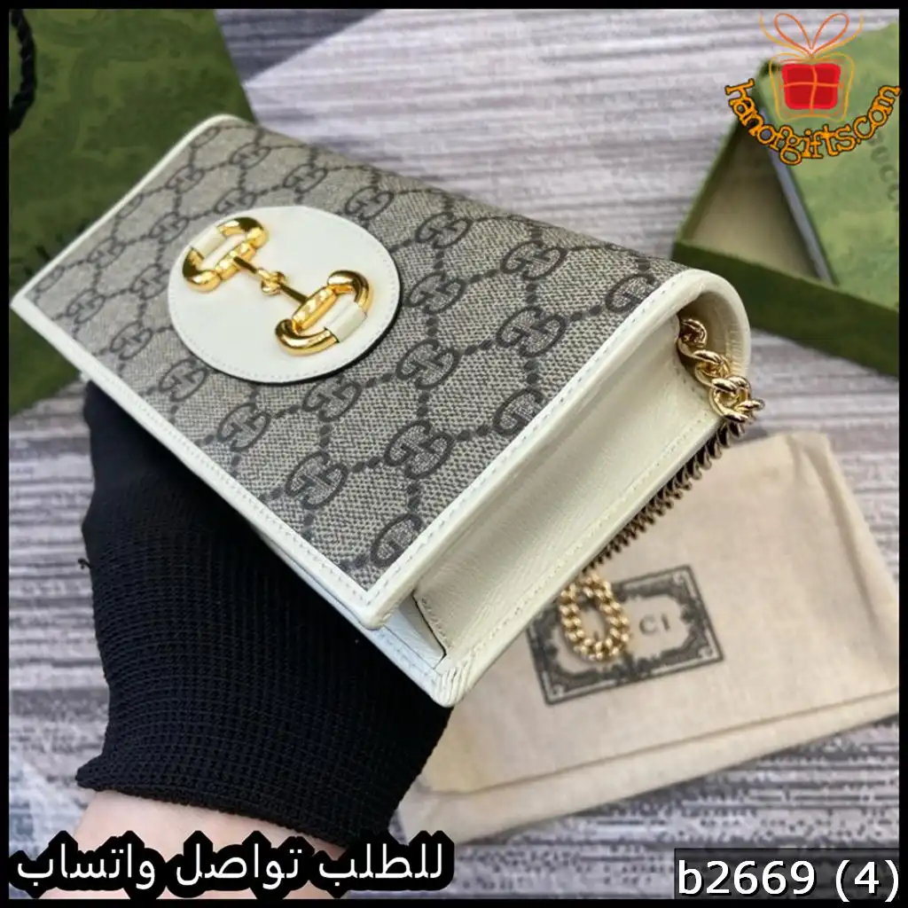 شنطة قوتشي مني مستر بنقشة GG
