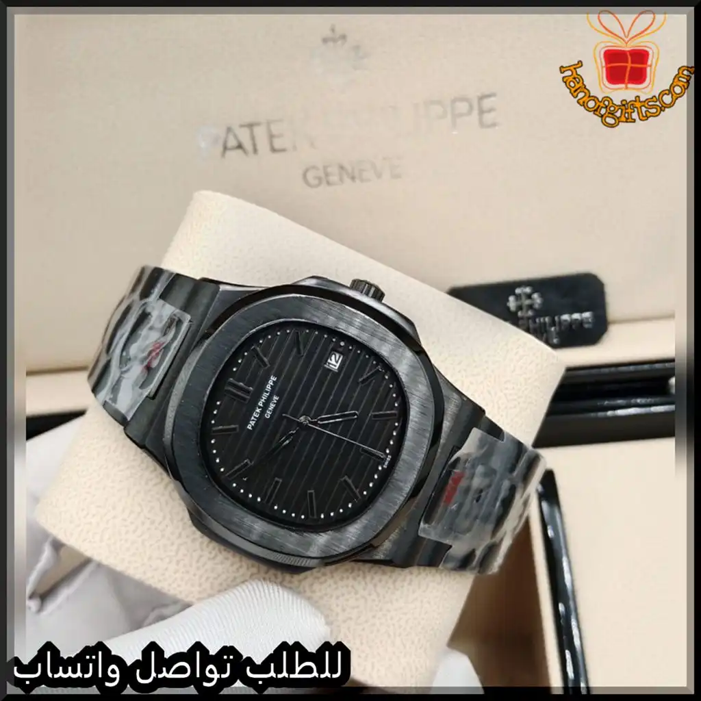 ساعة باتيك فيليب نوتيلوس رجالية سوداء