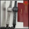 mh50 (1) ساعة رجالي كارتير سانتوس متوفرة بلون اسود و فضي