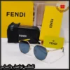 mi54 (12) نظارات فندي بعدسات داكنة وإطار ذهبي