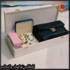 بوكس شانيل فاخر مع طقم فان كليف وساعة نسائية