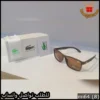 نظارات لاكوست بعدسات بنية فاخرة وتصميم كلاسيكي