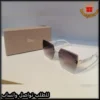 نظارة Dior كبيرة نسائية بدون إطار