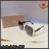 نظارة ديور نسائية بدون اطار مع شعار D على الذراع