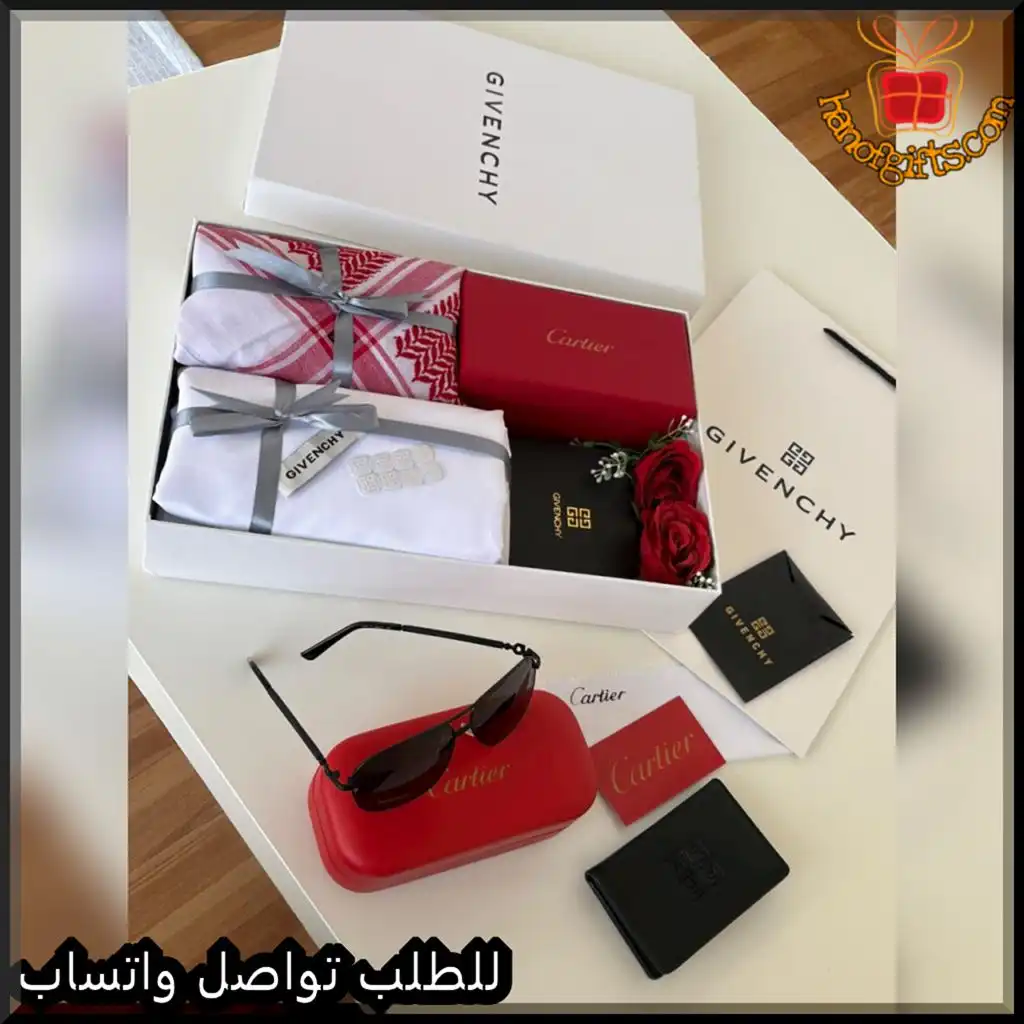 mi73 (2) بوكس جفنشي الرجالي قماش مع شماغ ونظارة كارتير