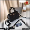 rbt19 (15) شنطة كوتش سوداء بنقشة الماركة