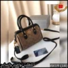 شنطة كوتش بيج بتفاصيل جلد أسود