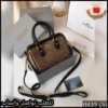 شنطة كوتش بيج بتفاصيل جلد أسود
