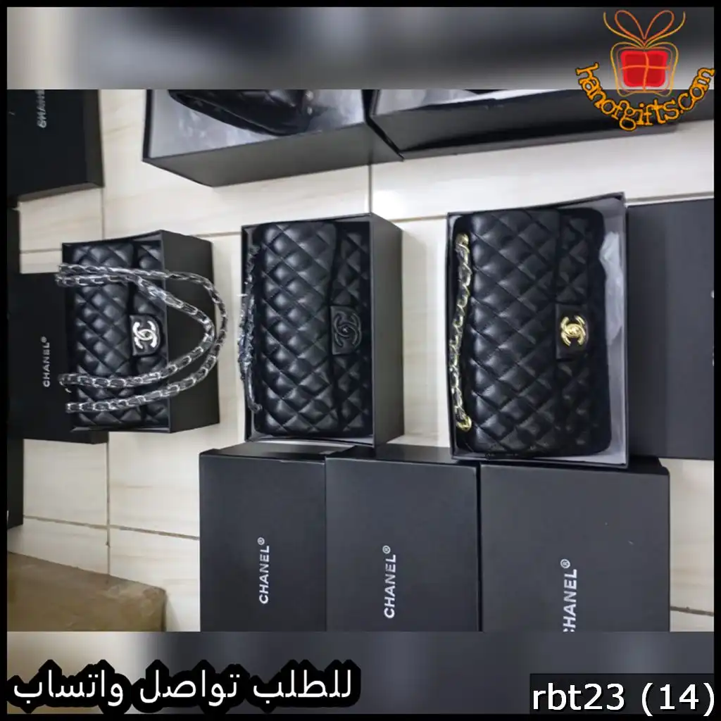rbt23 (14) شنطة شانيل كروس سوداء