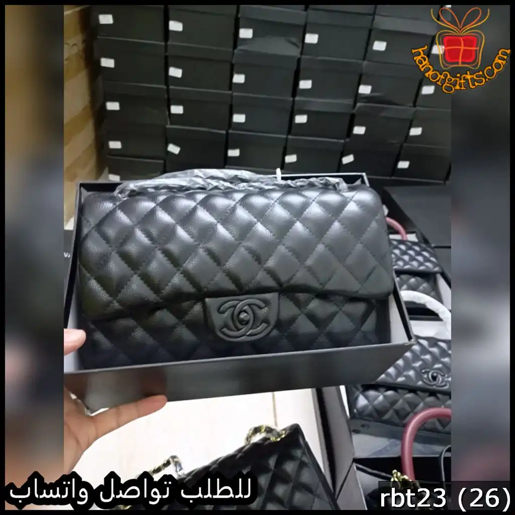 rbt23 (26) شنطة شانيل كروس سوداء