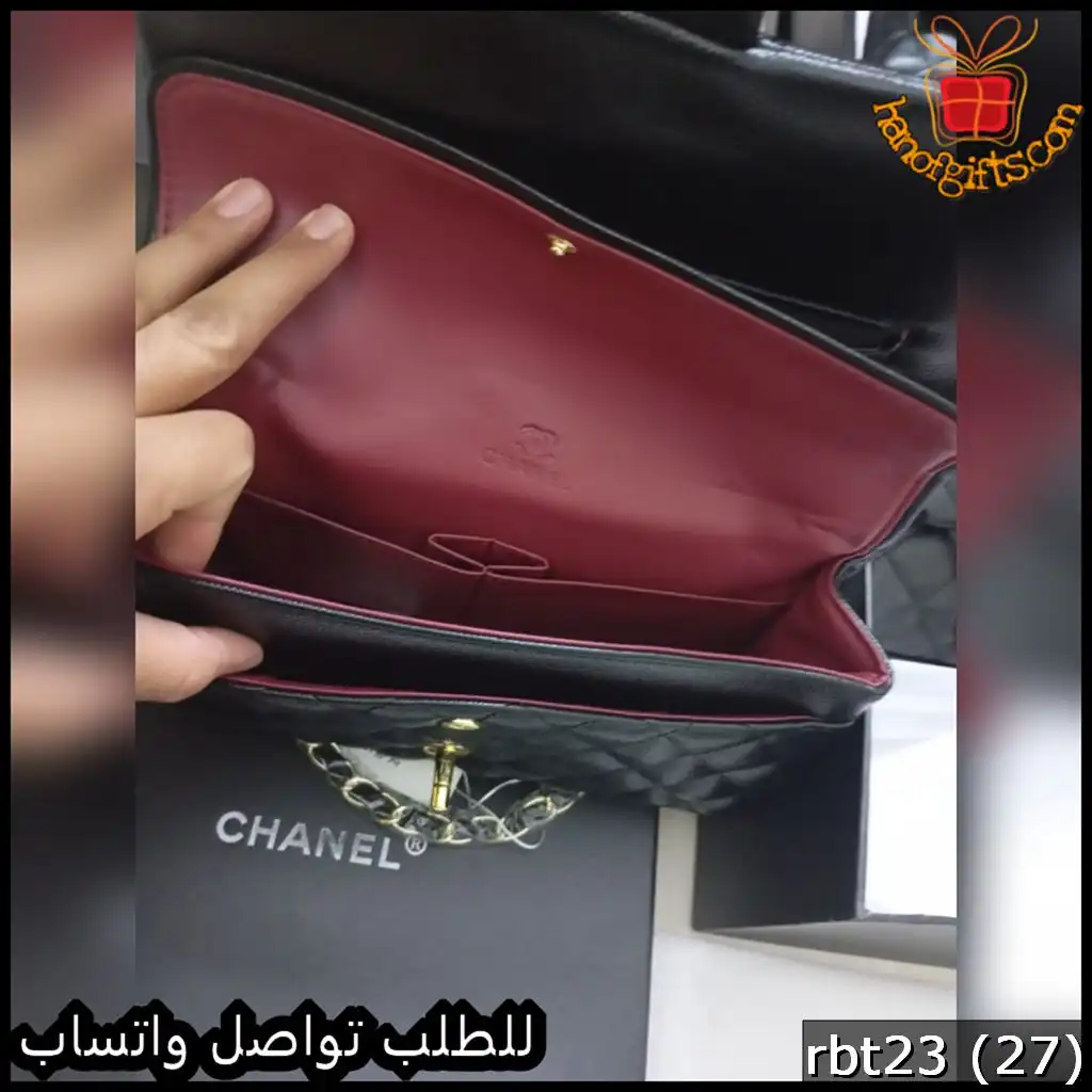 rbt23 (27) شنطة شانيل كروس سوداء