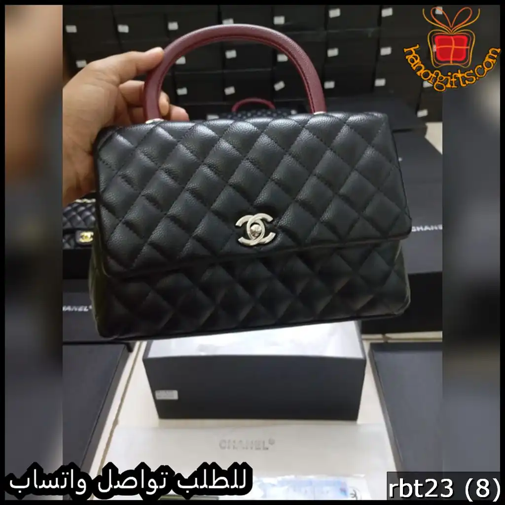 rbt23 (8) شنطة شانيل كروس سوداء