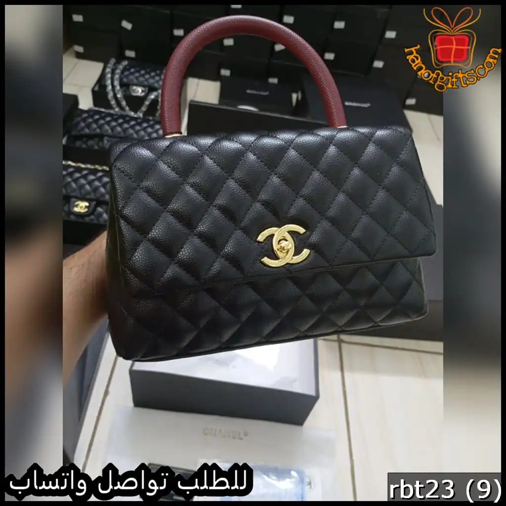 rbt23 (9) شنطة شانيل كروس سوداء