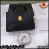 شنطة آقنر سوداء فخمة بملحقات الماركة