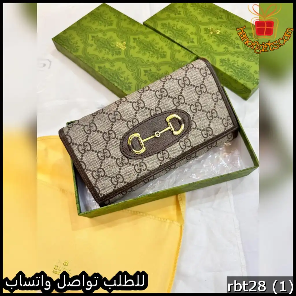شنطة قوتشي بنقشة GG الكلاسيكية بني مع بيج 2 شنطة قوتشي بنقشة GG الكلاسيكية بني مع بيج
