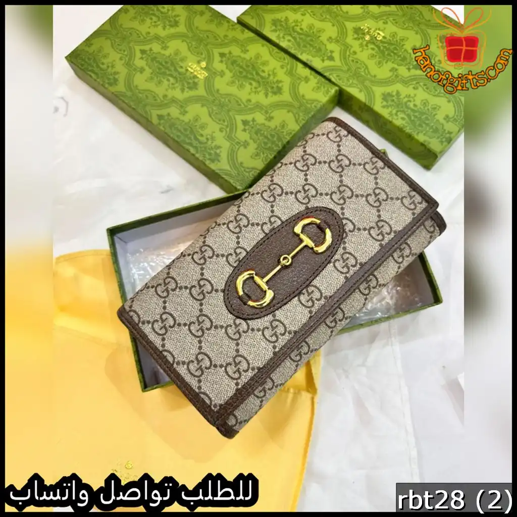شنطة قوتشي بنقشة GG الكلاسيكية بني مع بيج 3 شنطة قوتشي بنقشة GG الكلاسيكية بني مع بيج
