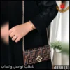 rbt30 (1) شنطة فندي بنقشة FF وسلسلة ذهبية
