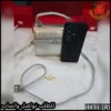شنطة فالنتينو جلد فضي