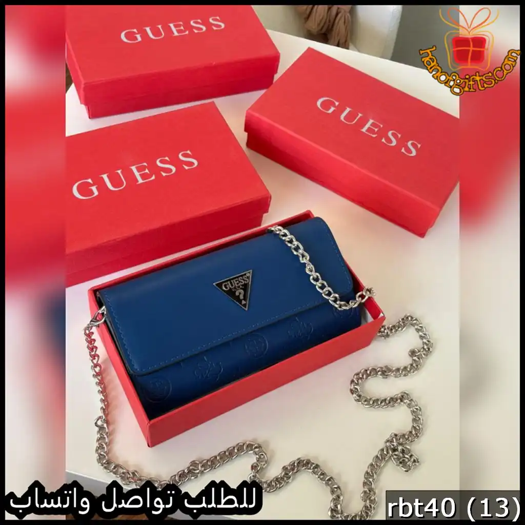 rbt40 (13) محفظة Guess أزرق ملكي