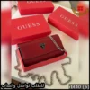 محفظة Guess حمراء كلاسيكية
