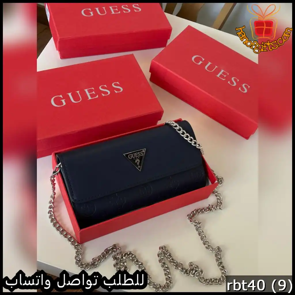 محفظة Guess كحلي غامق