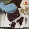rbt5 (8) شنطة برادا باللون العنّابي
