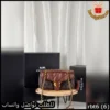 شنطة كوتش جلد عنابي حجم وسط