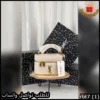 rbt7 (1) شنطة سان لوران مربعة بيج بتفاصيل ذهبية